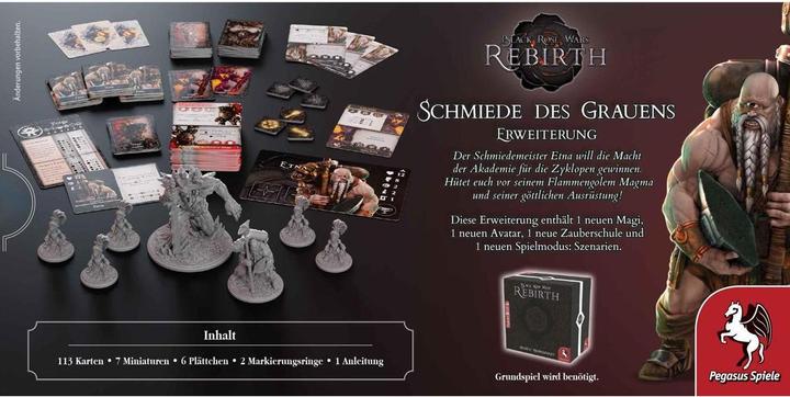 Immagine prodotto Pegasus Black Rose Wars - Rebirth: Forge of Horror, gioco da tavolo, per 2-4 giocatori, a partire da (Tedesco)