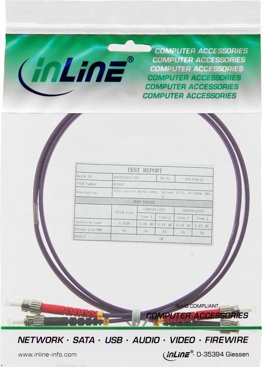 Immagine prodotto InLine Cavo LWL Duplex (CAT6, 15 m)