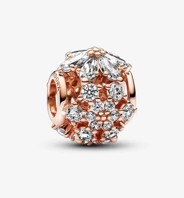 Produktbild Pandora Charm Sparkling Herbarium Cluster (Metall, rosevergoldet)
