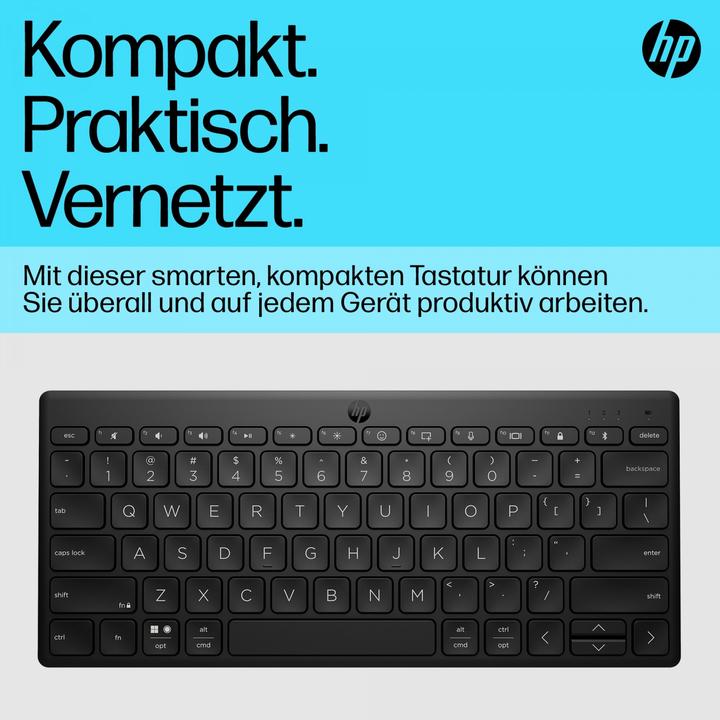 Produktbild HP 355 Compact Multi-Device Bluetooth Keyboard (DE, Kabellos)