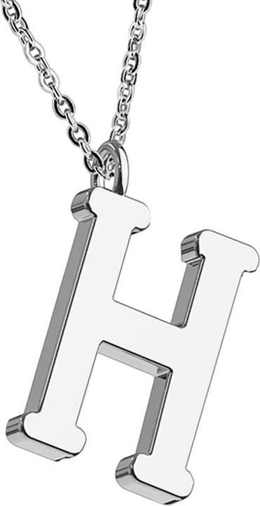 Immagine prodotto Star Piercing Catena d'argento con ciondolo lettera H (senza ottone, Acciaio chirurgico 316L)