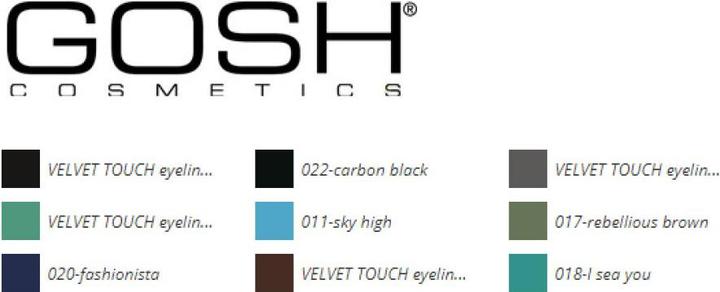 Immagine prodotto Gosh Velvet Touch Eyeliner Waterproof #018 I Sea You (018 Io ti amo)