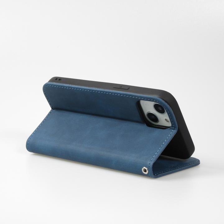 Produktbild PhoneLook Leder Tasche Flip Wallet vintage mit Magnetverschluss und Kartenhalter (Apple iPhone 14)