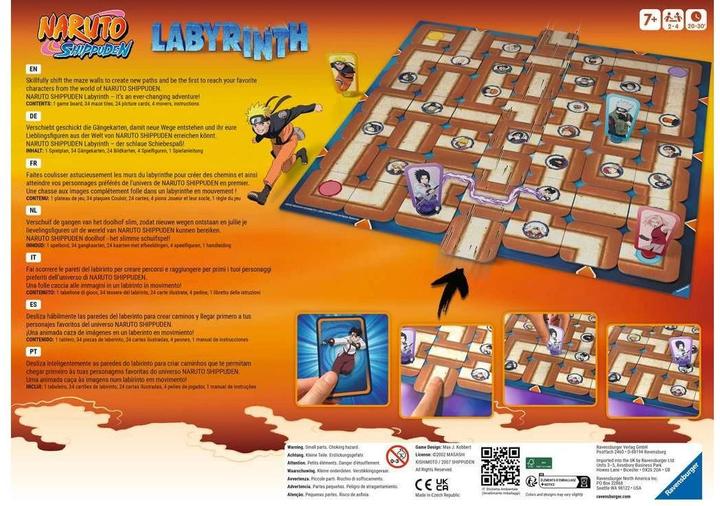 Actual product image Ravensburger Naruto Labyrinth (German, Spanish, French, Dutch, Italian, Portuguese, English)