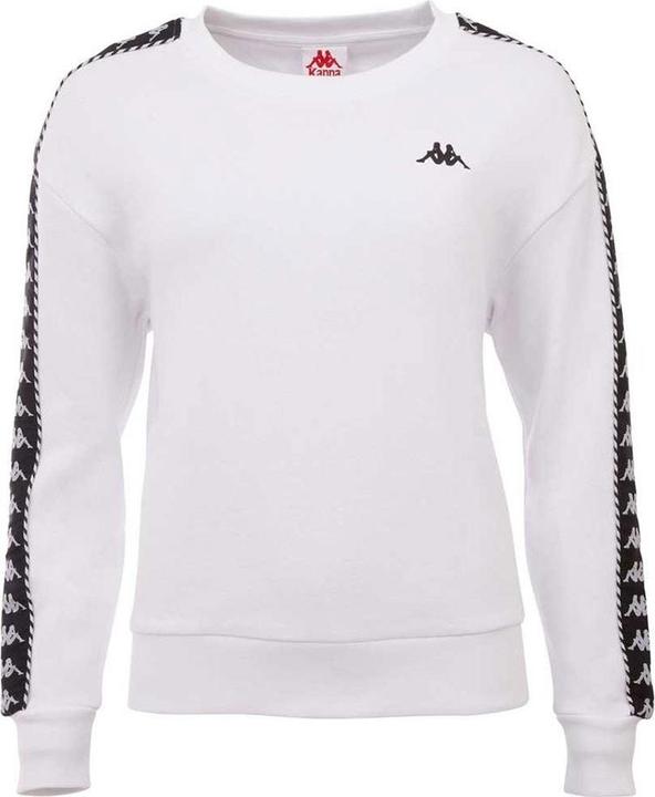 Kappa Damen Sweatshirt Ilary weiss 309068 11-0601 XL (XL)