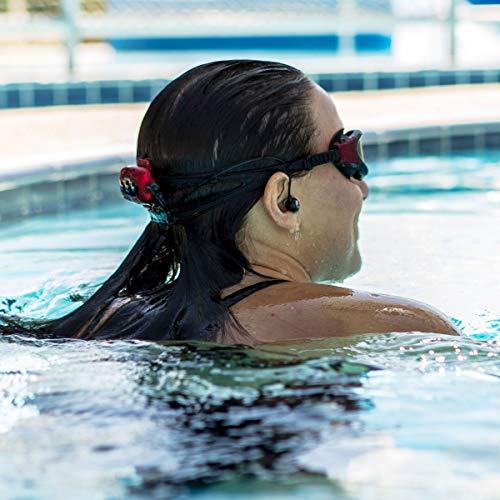 Actual product image Swimbuds Headphones with SYRYN waterproof MP3 player