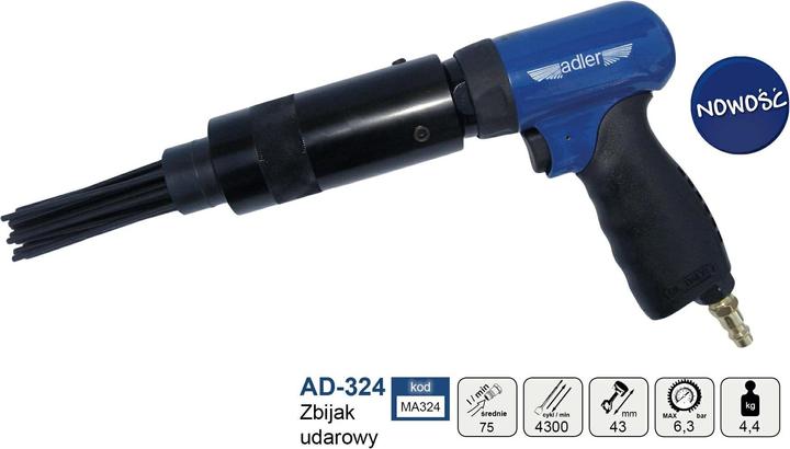 Actual product image Adler Młotek Pneumatyczny Igłowy Ad-324