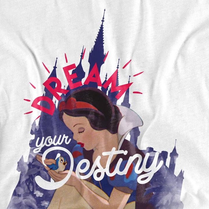 Actual product image Snow White Unisex Adult Dream Your Destiny T-Shirt (L)
