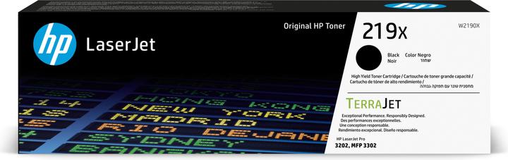 HP Toner noir grande capacité LaserJet authentique 219X, Noir, 1 pièce(s) (CF)