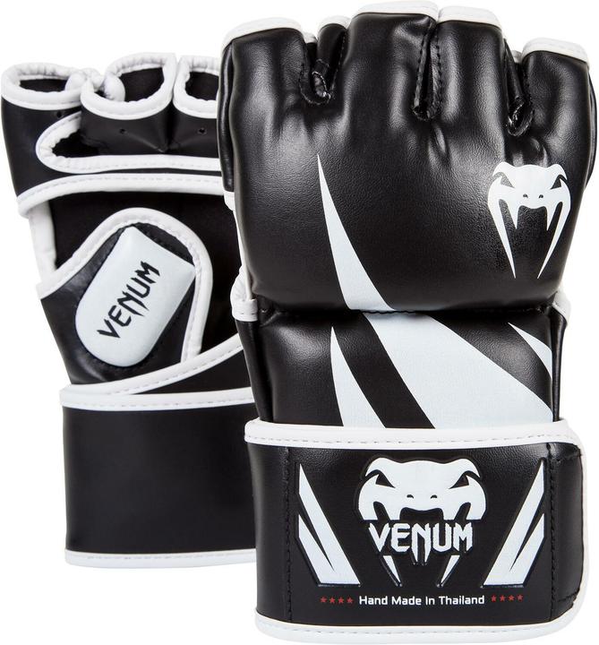 Venum Gants Challenger MMA - Cuir Skintex - Noir (4 OZ, S)