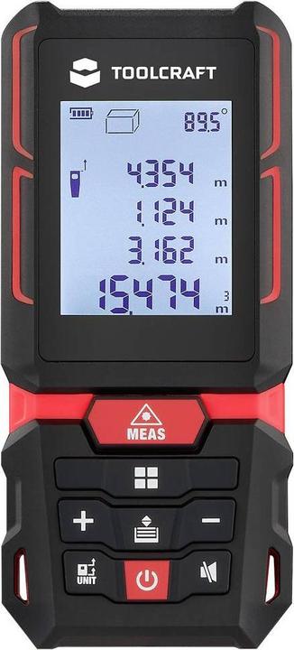 Actual product image Toolcraft Laser rangefinder Li-ion battery 60 m (60 m, 630 nm)