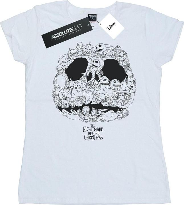 Image du produit Disney - T-shirt NIGHTMARE BEFORE CHRISTMAS JACK SKELLINGTON JACK-O-LANTERNS - Femme (XXL)