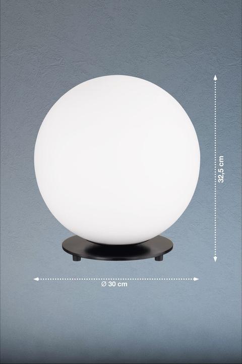 Image du produit Schöner Wohnen Palais Lampe de table E27 verre noir 30cm