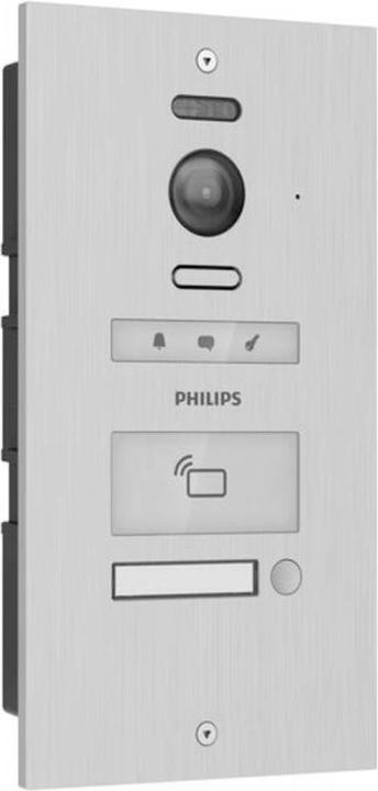 Actual product image Philips WelcomeHive Pro 2 video door intercom WLAN outdoor unit aluminium (Wi-Fi)