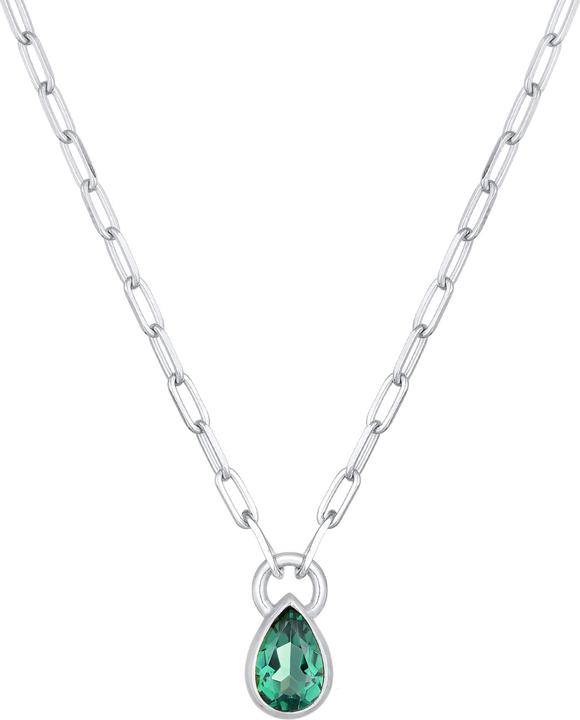 Produktbild Elli Edelsteinkette, Tropfen (925er Sterling Silber, Quarz, 45 cm)