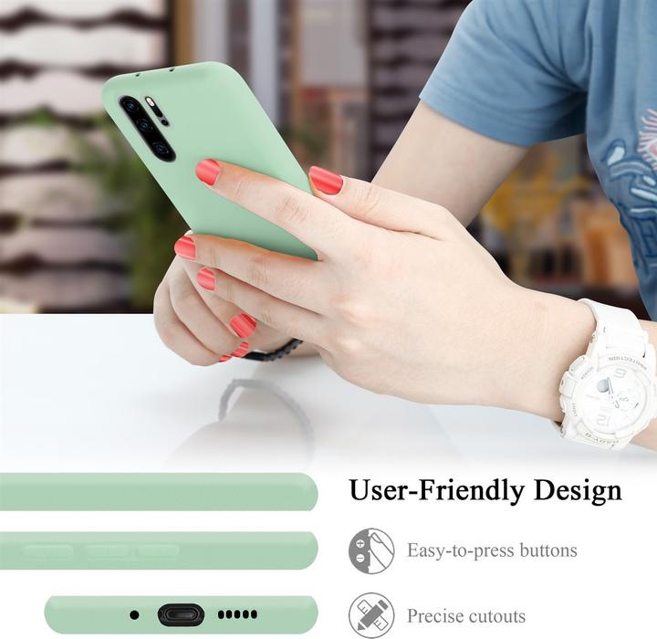 Actual product image Cadorabo TPU Liquid Silicone Case Cover (Huawei P30 Pro)