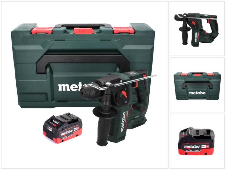 Productafbeelding Metabo BH 18 LTX BL 16 accuklopboormachine 18 V 1,3 J SDS-plus Brushless + 1x accu 8.0 Ah + MetaBOX - oh (Oplaadbare batterij)