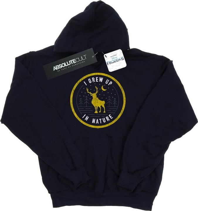 Actual product image Disney Mens Frozen 2 Sven I Grew Up In Nature Hoodie (XL)