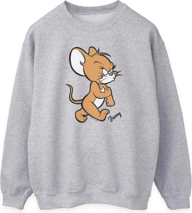 Tom & Jerry Womens/Ladies Angry Mouse Sweatshirt