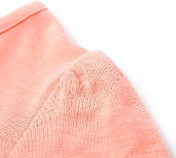 Actual product image VidaXL Children's T-shirt coral pink 104,Material: 95 % cotton. 5 (104)