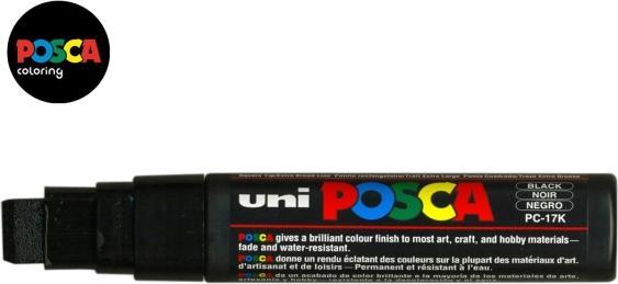 Actual product image Posca Marker PC-17K rectangular tip (Black, 15 mm, 1 x)
