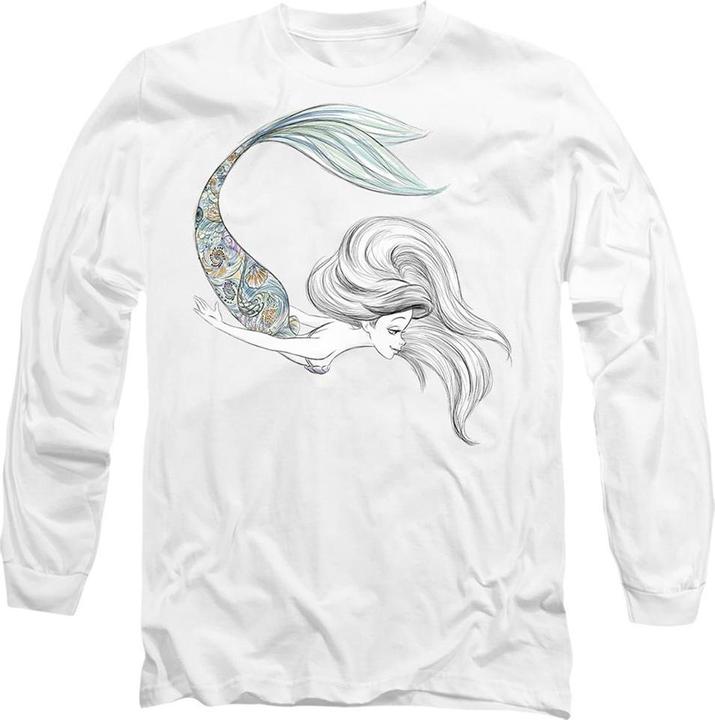 Immagine prodotto The Little Mermaid Pearlescent Maglietta Ariel Adulto Unisex (XL)