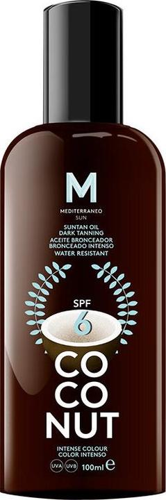 Produktbild Mediterraneo Sun COCONUT suntan oil dark tanning SPF6 100 ml (Sonnenöl, Bis SPF 10, 100 ml)