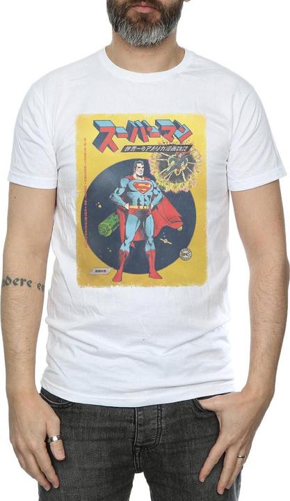 Actual product image Mens Superman International Cover T-Shirt (XXL)