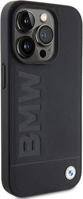 Immagine prodotto BMW BMHMP15LSLLBK iPhone 15 Pro 6,1" czarny/nero MagSafe in pelle Timbro a caldo (Apple iPhone 15 Pro)