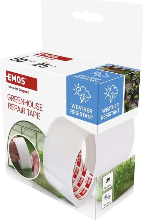 Produktbild Emos Reparaturklebeband für Polycarbonat und Glas, 25 m x 50 mm, transparent (50 mm)