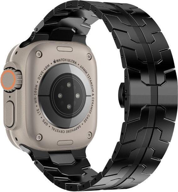 Produktbild MU Style OH Series Edelstahl Iron Man Ersatz Armband (20 mm, Edelstahl, 20mm Anstossbreite)