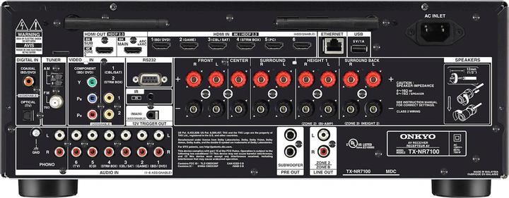 Actual product image Onkyo TX-NR7100 (9.2 Channel, FM)