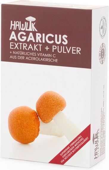 Immagine prodotto Hawlik Agaricus Extrakt+ (120 Pezzo/i, Pillole, 110 g)