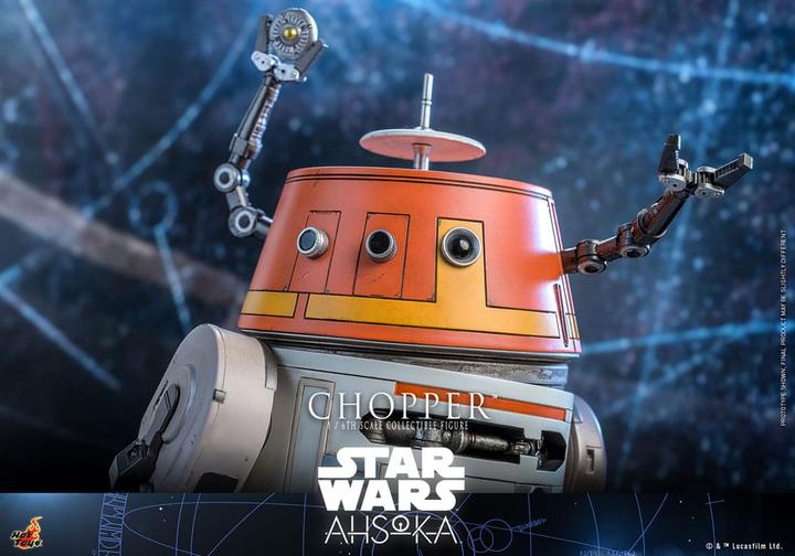 Actual product image Hot Toys Star Wars: Ahsoka Action Figure 1/6 Chopper 18 cm