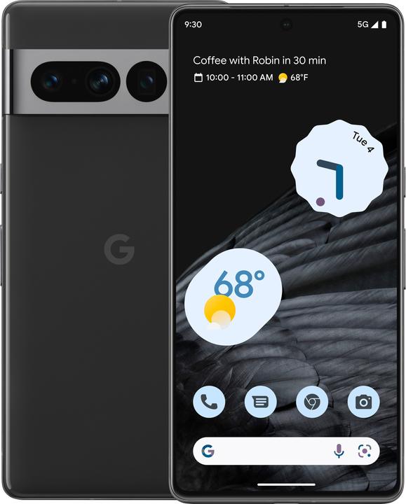 Google Pixel 7 Pro (128 GB, Obsidian, 6.70", SIM + eSIM, 50 Mpx, 5G)