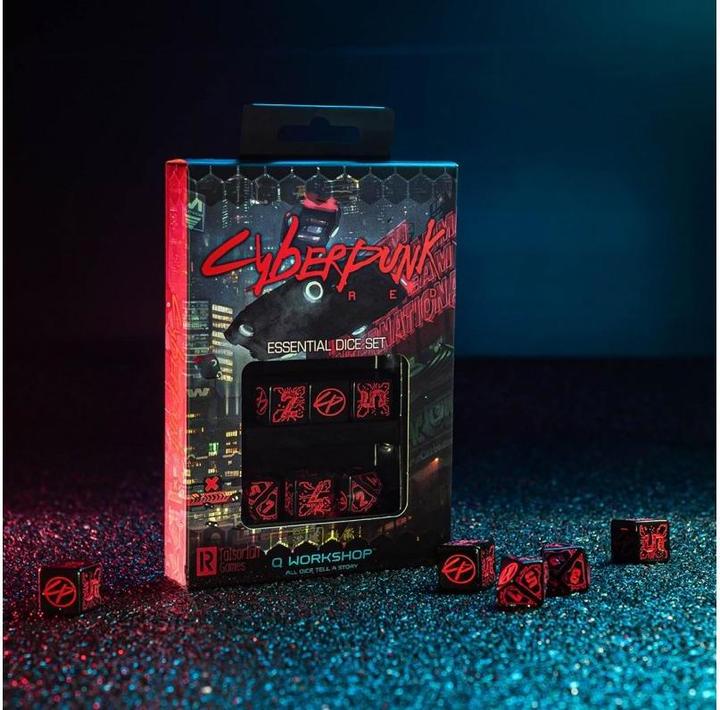 Actual product image Q Workshop SCPE06 - Cyberpunk Red: Night City Essential Set