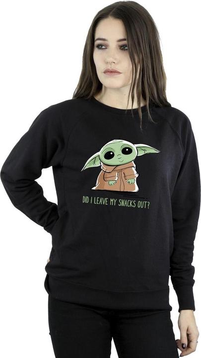 Produktbild Star Wars The Mandalorian Grogu Snacks Meme Sweatshirt (XL)