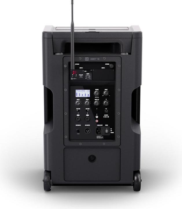 Produktbild LD Systems ANNY® 10 BPH B8 - 10" Mobiler Bluetooth® PA-Lautsprecher mit Akku, Mixer und 1x Headset-Mikrofon (in (1x 80 W)