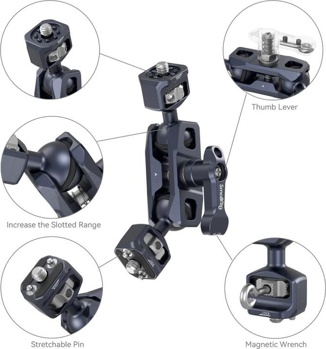 Actual product image SmallRig 4123 Magic Arm For Sony FX6/ FS5/ FS5II