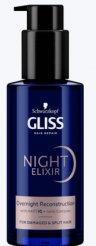 Immagine prodotto Schwarzkopf Gliss Night Elixir Ricostruzione Trattamento Rigenerante Notte Senza Risciacquo Per Danneggiati E (100 ml)