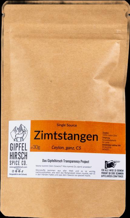 Actual product image Gipfelhirsch Ceylon cinnamon sticks (30 g)