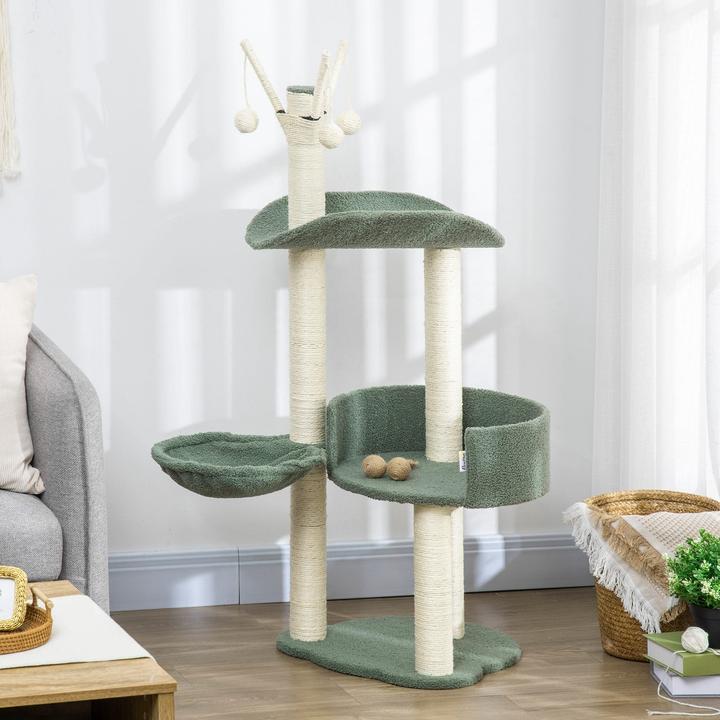 Immagine prodotto Jamb Graffiatoio (123 cm, Verde, Crema)