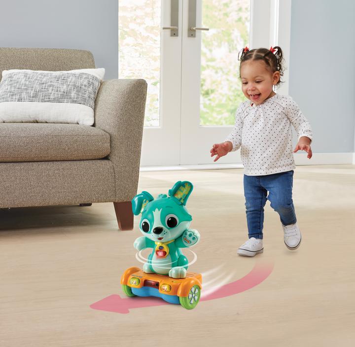 Actual product image VTech Baby Lord puppy on hoverboard