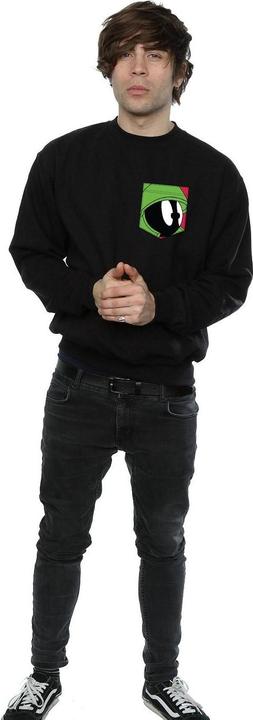 Image du produit Looney Tunes - Sweat MARVIN THE MARTIAN FACE FAUX POCKET - Homme (S)