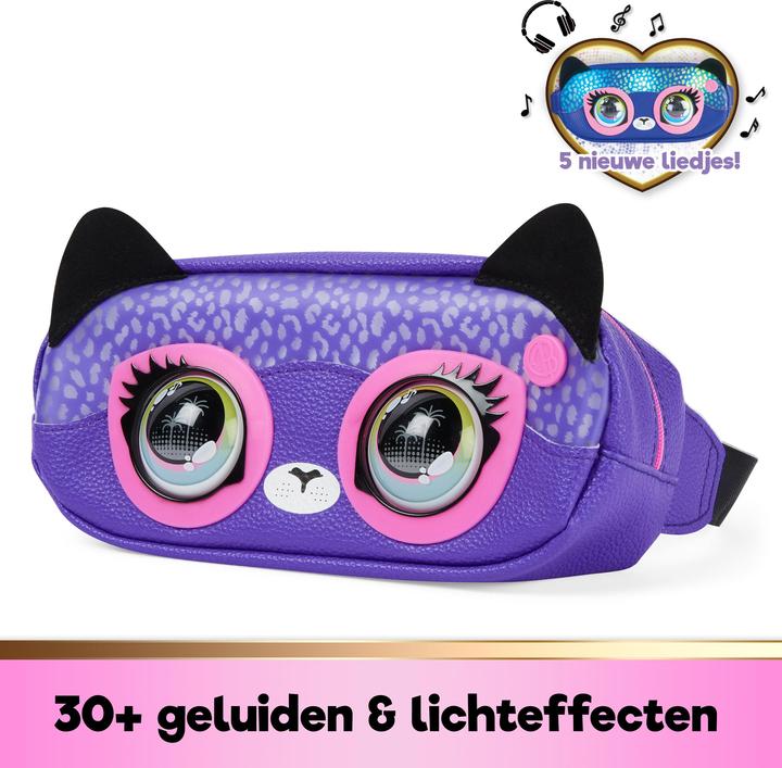 Actual product image Spin Master Purse Pets Savannah Spotlight Cheetah Fanny Pack