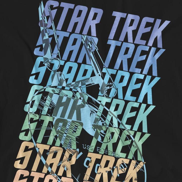Actual product image Unisex Adult Enterprise Multi Logo T-Shirt (L)