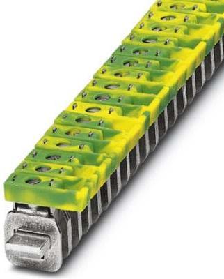 Produktbild Phoenix Contact Tragschienen-Busverbinder ME 6,2 TBUS-2 1,5/5-ST-3,81 GY Hersteller-Nummer 2695439 1 St.