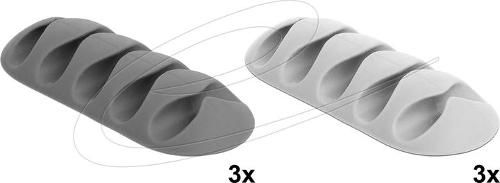 Actual product image Delock Cable holder, TPR, self-contained