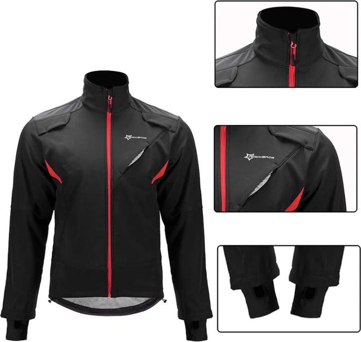 Produktbild Rockbros YPW021 Windproof Cycling Sports Jacket Size L - Black (L)