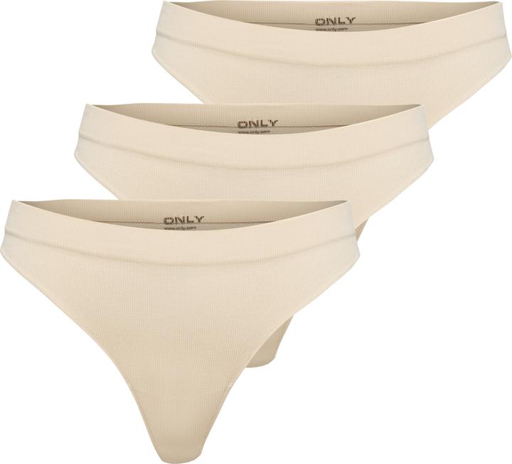 Immagine prodotto Only Onlvicky Rib S-Less Thong 3-Pack Acc (XL, confezione da 3)